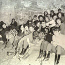 Uczestnicy rajdu nocnego Nietoperzy 1968
